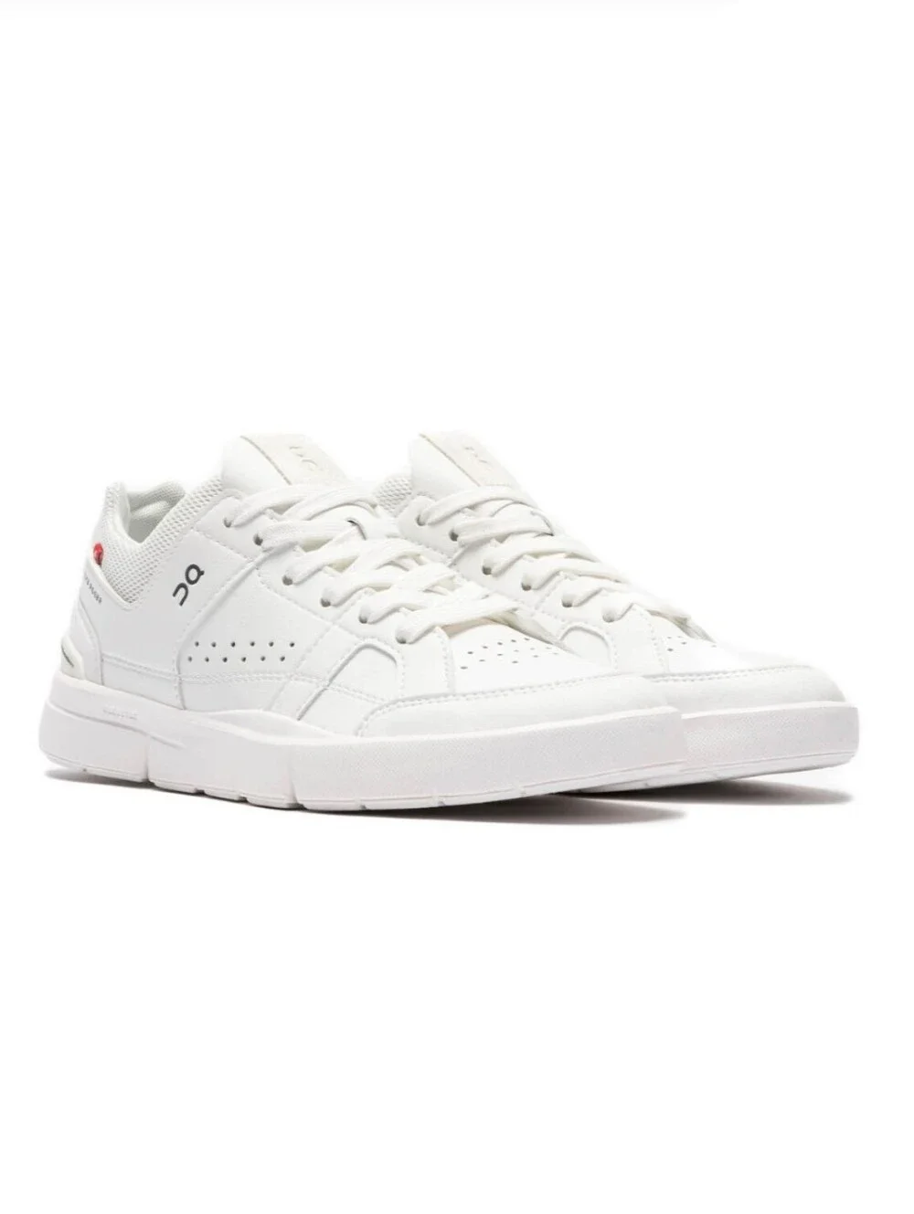 Size 6-On The Roger Clubhouse Women's All White Sneakers Logo 48.99429